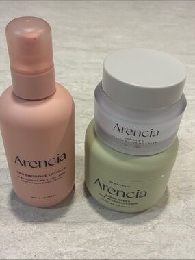 Arencia Red Smoothie Lotion 5 - Peach Pink Bottle